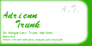 adrienn trunk business card